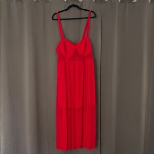 Elegant Red Women's Nightgown